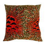 Isolo thunder red cushion 50x50 cm